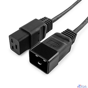 Кабель питания для UPC Gembird/Cablexpert, 1.5м, С19 - C20, 16А, черный, с заземлением(PC-189-C19)