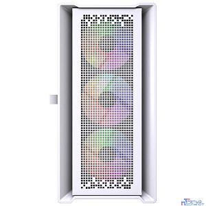 Powercase ByteFlow Micro White LE, Tempered Glass, 4х 120mm ARGB PWM fans, белый, mATX [без встроенного хаба] (CAMBFW-A4-LE)