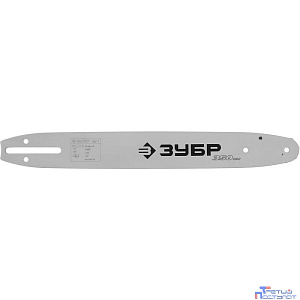 Шина для бензопил, ЗУБР 70201-35, тип 1, шаг 3/8", паз 0,050", длина 14" (35 см) [70201-35]