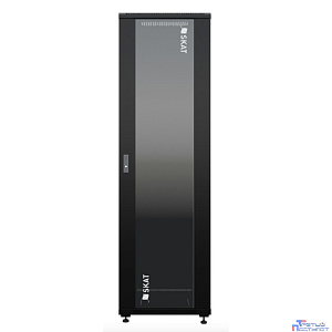 БАСТИОН SKAT TB-42R660GF-B Шкаф напольный универсальный серверный 42U 600х600мм, дверь стеклянная (4406) {1.5 года гарантия}