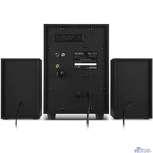 АС MS -312, черный (40 Вт, Bluetooth, подсветка, пульт, дисплей, FM, USB)
