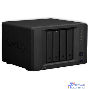 Synology DVA3221 Сетевое хранилище QC2,1GhzCPU/8GB DDR4(up to 32GB)/RAID0,1/upto 4 3,5/2,5 SATA HDD/SSD (up to 14 with 2xDX517)/3xUSB3.2/2xeSATA port/1xCOM port/8xIPcam(up to 32)/1xRPS/3YW