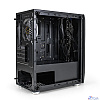 Exegate EX294384RUS Корпус Minitower ExeGate Mistery R2 (mATX, без БП, 2*USB+1*USB3.0, аудио, черный, 1 вент. 12см с RGB подсветкой и полоса на передней панели, боковая панель - закаленное стекло)