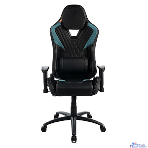 Кресло игровое Filum FL-CH-G-060 пластиковая крестовина, спинка/сиденье экокожа с прострочкой с тканевыми элементами, поясничная подушка, подушка-подг (1113088)