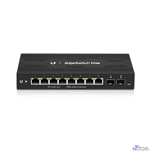 UBIQUITI ES-10XP PoE-коммутатор, 8х 1G RJ45, 2х SFP, раздача 52 Вт
