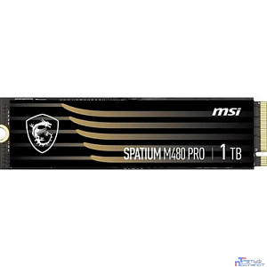 Твердотельный накопитель SSD MSI 1TB PCIe 4.0 NVMe M.2 SPATIUM M480 PRO