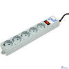 PowerCube Фильтр-удлинитель, 1.9м , 5 розеток (SPG-B-6), серый