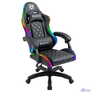 Игровое кресло Energy Черный,RGB,класс 4,PU DEFENDER