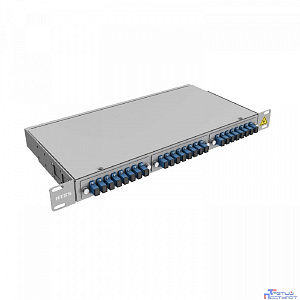 NTSS Кросс 19" NTSS PREMIUM, предсобранный 1U, 8 портов SC/UPC, 9/125 мкм, (сплайс, пигтейлы, кдзс, планки, адаптеры) NTSS-RFOB-PM-1U-8-SC/U-9-SP1.5G1A