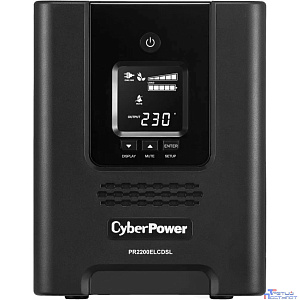 ИБП CyberPower PR2200ELCDSL {Line-Interactive, Tower, 2200VA/1980W USB/RS-232/EPO/SNMPslot (8 IEC С13, 1 IEC C19), 12В/9 Ач х 4}
