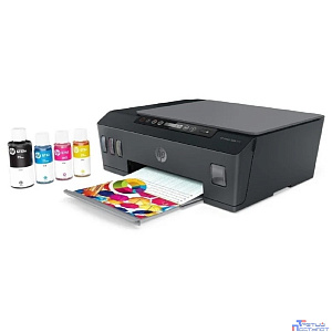 HP Smart Tank 515 (1TJ09A) { МФУ, А4, 1200х1200 ч/б, 4800x1200 цвет., 22 стр/мин (ч/б А4), 16 стр/мин (цветн. А4), 256 МБ, USB, Bluetooth, Wi-Fi}
