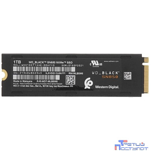 WD SSD M.2 1Tb WDS100T1XHE/WDBAPZ0010BNC-WRSN Black SN850 M.2 2280