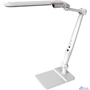 Camelion KD-831  C01 бел LED (Свет-к наст.10 Вт,230В, осн+струбц.,600 лм,сенс.рег.ярк и цвет.тем)