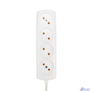 PROconnect (11-7223) Удлинитель OPTIMA 4 гнезда, 7м, 2х0,75мм?, б/з, белый