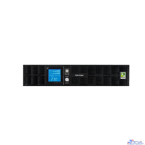 ИБП CyberPower PR1500ELCDRT2U {Line-Interactive, 1500VA/1350W, USB/RJ11/45 (8 IEC), 12В/7 Ач х 4}