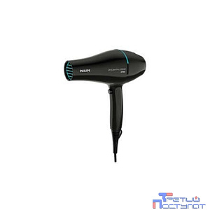 PHILIPS BHD272/00 Фен, 2100 Вт, ионизация, 6 настроек температуры/скорости воздушного потока, насадка-концентратор 9 мм, холодный обдув, черный