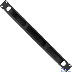 Exegate EX292873RUS Exegate EX292873RUS Кабельный органайзер ExeGate CM19-1U-24M-CV (горизонтальный 19" 1U, металлический, 2 окна в основании профиля, гребенка на 24 выреза, глубина 45mm, с металличес