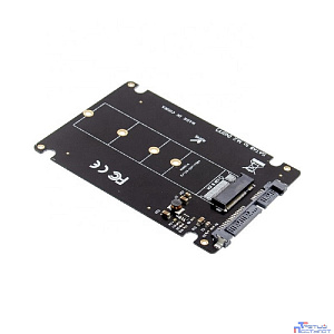 ORIENT C295S, Переходник NGFF (M.2) B-key SSD - SATA 2.5", тип 2230/2242/2260/2280, для подключения SSD M.2 SATA в отсек HDD 2.5" (30916)