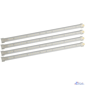 ЭРА C0043308 Модульный светильник LM-4x2,5-840-B1 (Светодиодный светильник, соединительный кабель, источник питания 15вт с выключателем и вилкой для розетки, крепежные клипсы, 3М скотч)