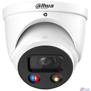 DAHUA DH-IPC-HDW3849HP-AS-PV-0280B-S5 Уличная купольная IP-видеокамера TiOC с ИИ и активным сдерживанием 8Мп; 1/2.7” CMOS; объектив 2.8мм, видеоаналитика, ИК 30м, LED 30м, IP67, металл