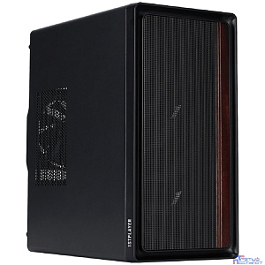1STPLAYER Корпус WD1 Black / mATX / 3x120mm fans / WD1-BK-3F
