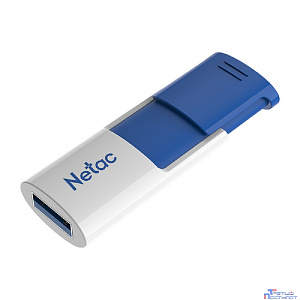 Netac USB Drive 32GB U182 Blue USB3.0 [NT03U182N-032G-32BL], выдвижной