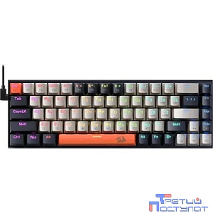 Redragon Механическая клавиатура Ryze Проводная,RGB, красные свичи [71342]