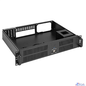 Exegate EX298267RUS Серверный корпус ExeGate Pro 2U350-33 <RM 19", высота 2U, глубина 350, БП 600RADS, 2*USB+1* USB3.0>