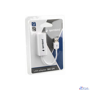 Сетевой адаптер Ethernet Gembird NIC-U4 USB 2.0 - Fast Ethernet adapter (272740)