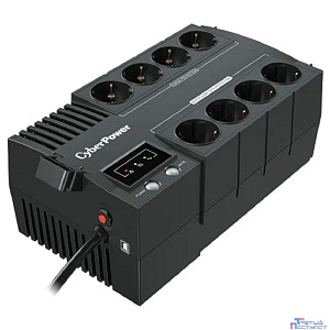 ИБП CyberPower BS850E {Line-Interactive, 850VA/480W USB, (4+4 EURO), 12В/5.5 Ач х 1