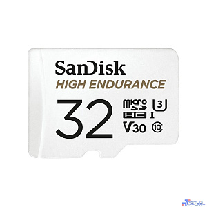 Micro SecureDigital 32GB Sandisk  Class 10 UHS-I U3 V30 High Endurance Video Monitoring Card [SDSQQNR-032G-GN6IA]