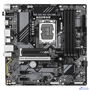 Материнская плата Gigabyte B760M DS3H WIFI6E GEN5 B760 Socket-1700 4xDDR5, 4xSATA3, RAID, 2xM.2, 1xPCI-E16x, 3xUSB3.2, 1xUSB3.2 Type C, D-Sub, 2xDP, HDMI, 2.5Glan, mATX