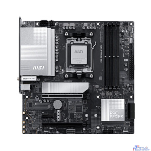 Материнская плата MSI PRO B850M-A WIFI SocketAM5 AMD B850 4xDDR5 mATX AC`97 8ch(7.1) 5Gigabit RAID+HDMI+DP