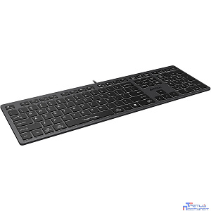 Клавиатура A4Tech Fstyler FX60H серый USB slim LED (FX60H GREY/WHITE)/1787693