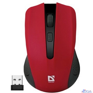 Defender Accura MM-935 Red USB [52937]{Беспроводная оптическая мышь, 4 кнопки,800-1600 dpi}