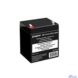 Exegate EX282961RUS Аккумуляторная батарея HR 12-4.5 (12V 4.5Ah, клеммы F1)