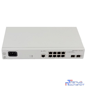 ELTEX MES2408 Ethernet-коммутатор 8 портов 10/100/1000BASE-T, 2 порта 100BASE-FX/1000BASE-X, L2, 220V AC