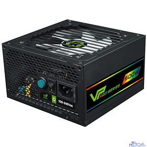 GameMax Блок питания ATX 600W VP-600-RGB-MODULAR 80+, Ultra quiet