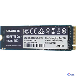 Gigabyte SSD 250GB G440E250G M.2 2280 PCI Express 4.0x4, NVMe 1.4