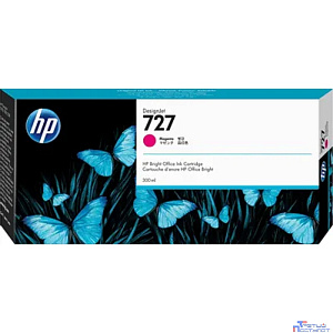 HP F9J77A Картридж №727, Magenta {DJ T920/T1500/2500/930/1530/2530 (300 мл)}