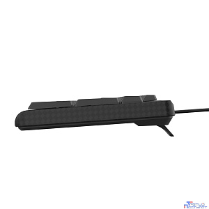 CBR KB 111 Carbon USB, Клавиатура 104 кл., офисн., 1,5 м, поверхность под карбон