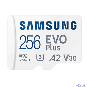 Micro SecureDigital 256Gb Samsung MB-MC256KA/RU/KR/APC/EU EVO PLUS + adapter