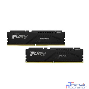 Kingston DDR 5 DIMM 32Gb PC41600, 5200Mhz, Kingston FURY Beast Black EXPO CL36 (Kit of 2) (KF552C36BBEK2-32) (retail)