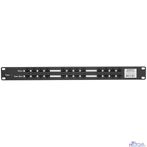 Midspan-12/P Пассивный PoE-инжектор Fast Ethernet на 12 портов.