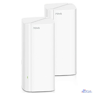 TENDA EX12(2-pack) Mesh Wi-Fi 6 система AX3000, до 574 Мбит/с на 2,4 ГГц + до 2402 Мбит/с на 5 ГГц, LAN 2x 1Гбит/с, WAN 1x1 Гбит/с, 4x3 dBi внутренние антенны