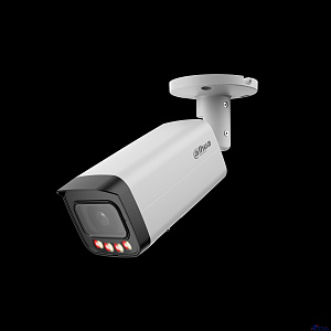 DAHUA DH-IPC-HFW21249TP-AS-IL-0360B Уличная цилиндрическая IP-видеокамера 12Мп; 1/2.5” CMOS; объектив 3.6мм; видеоаналитика: SMD Plus тревожные ИК 30м, LED 30м IP67 металл