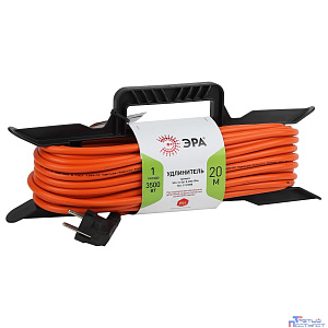 ЭРА Б0046829 Удлинитель силовой UFx-1e-3x1.5-20m на рамке c/з 1 гн 20м ПВС 3x1.5