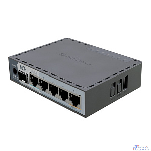 MikroTik E60iUGS Маршрутизатор HEX S(2025), 2 ядра (950 МГц), 5х 1G RJ45, SFP, USB, раздача PoE