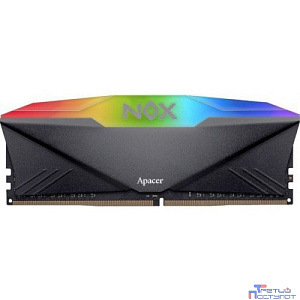 Apacer DDR4 DIMM 8GB AH4U08G32C28YNBAA-1 PC4-25600, 3200MHz, CL16, NOX RGB Series