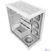 XPG INVADER X WHITE (INVADERXMT-WHCWW) Mid-Tower Gaming ATX PC Case with Panoramic View, Tempered Glass Panels, and RGB Lighting Black